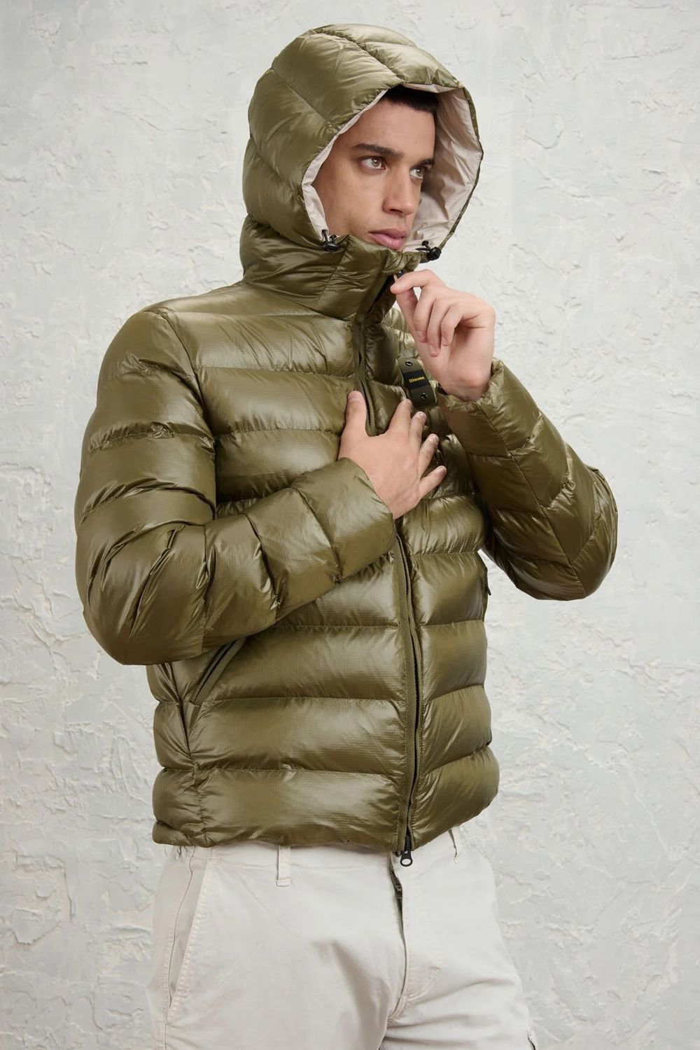 BLAUER DAUNENJACKE ADAMS