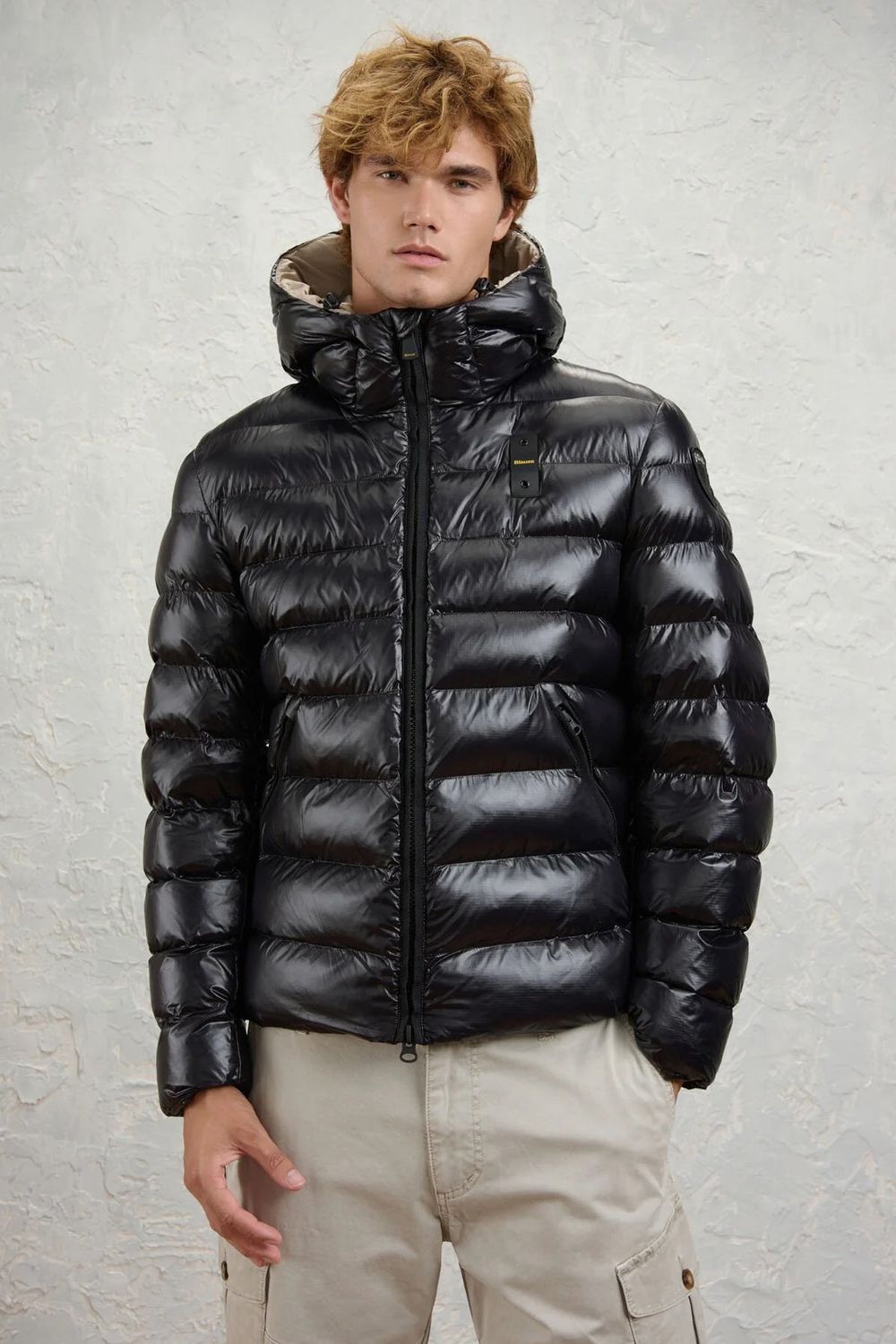 BLAUER DAUNENJACKE ADAMS