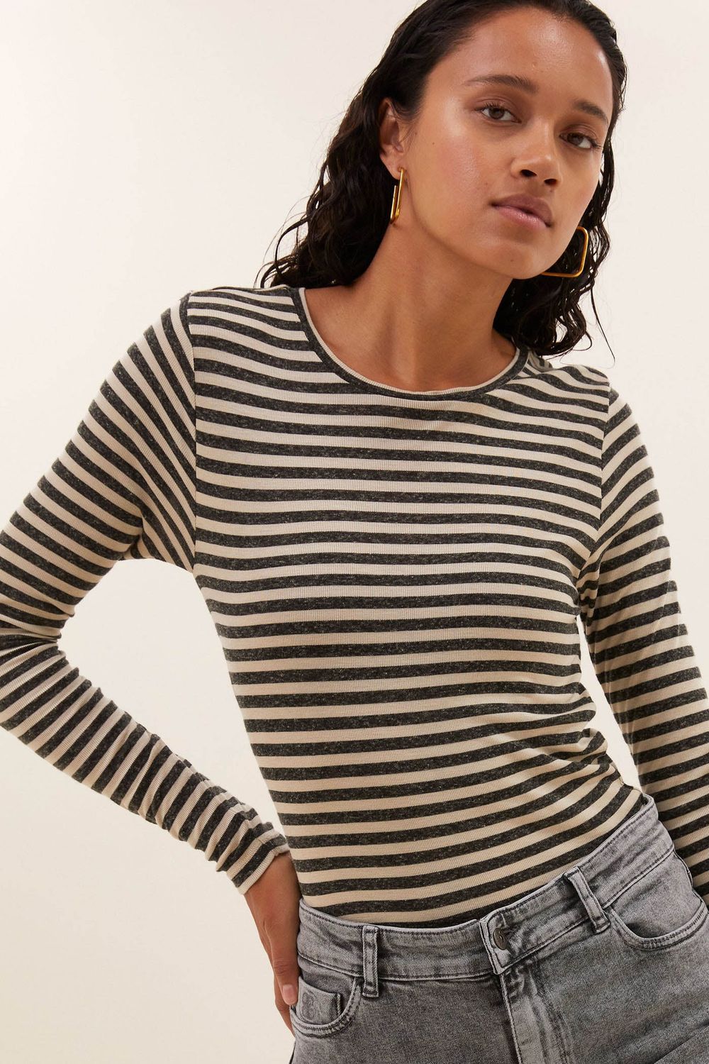 BY-BAR LONGSLEEVE BASIC STRIPE