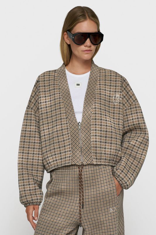 10 DAYS CHECK CARDIGAN