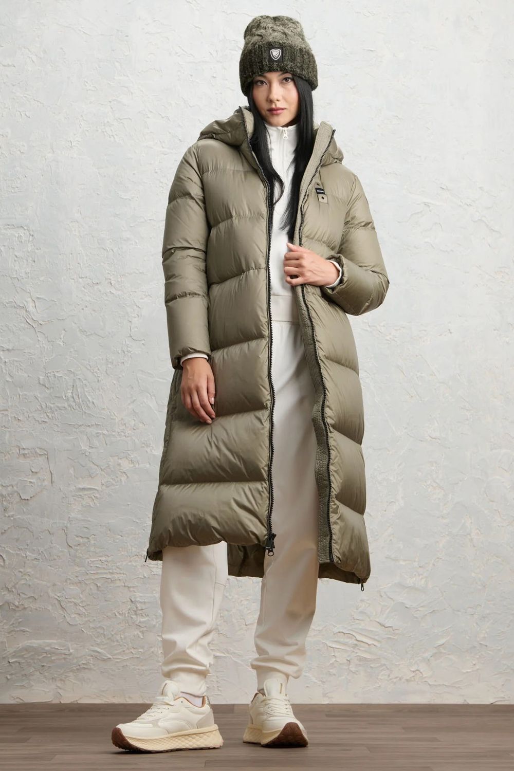 BLAUER DAUNENMANTEL CELIA
