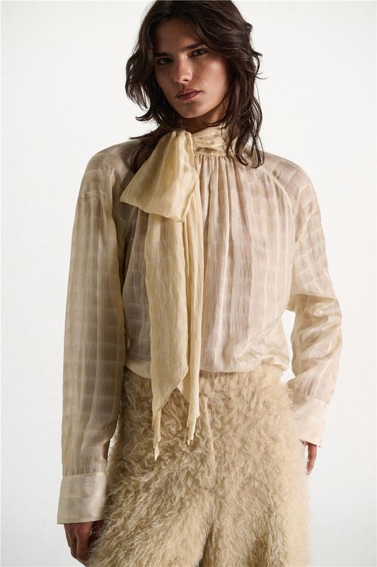 DOROTHEE SCHUMACHER BLUSE AIRY CHECK