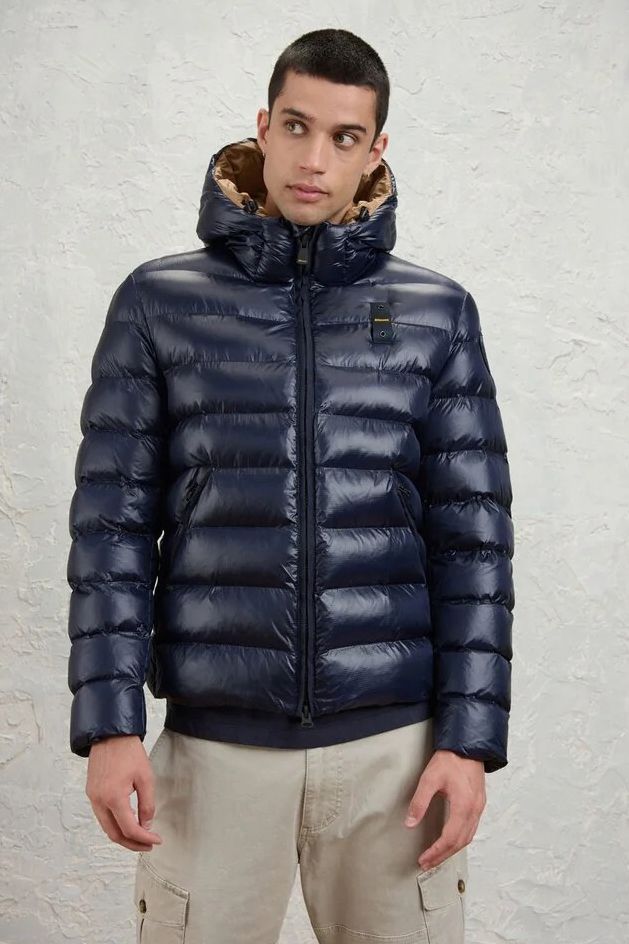 BLAUER DAUNENJACKE ADAMS