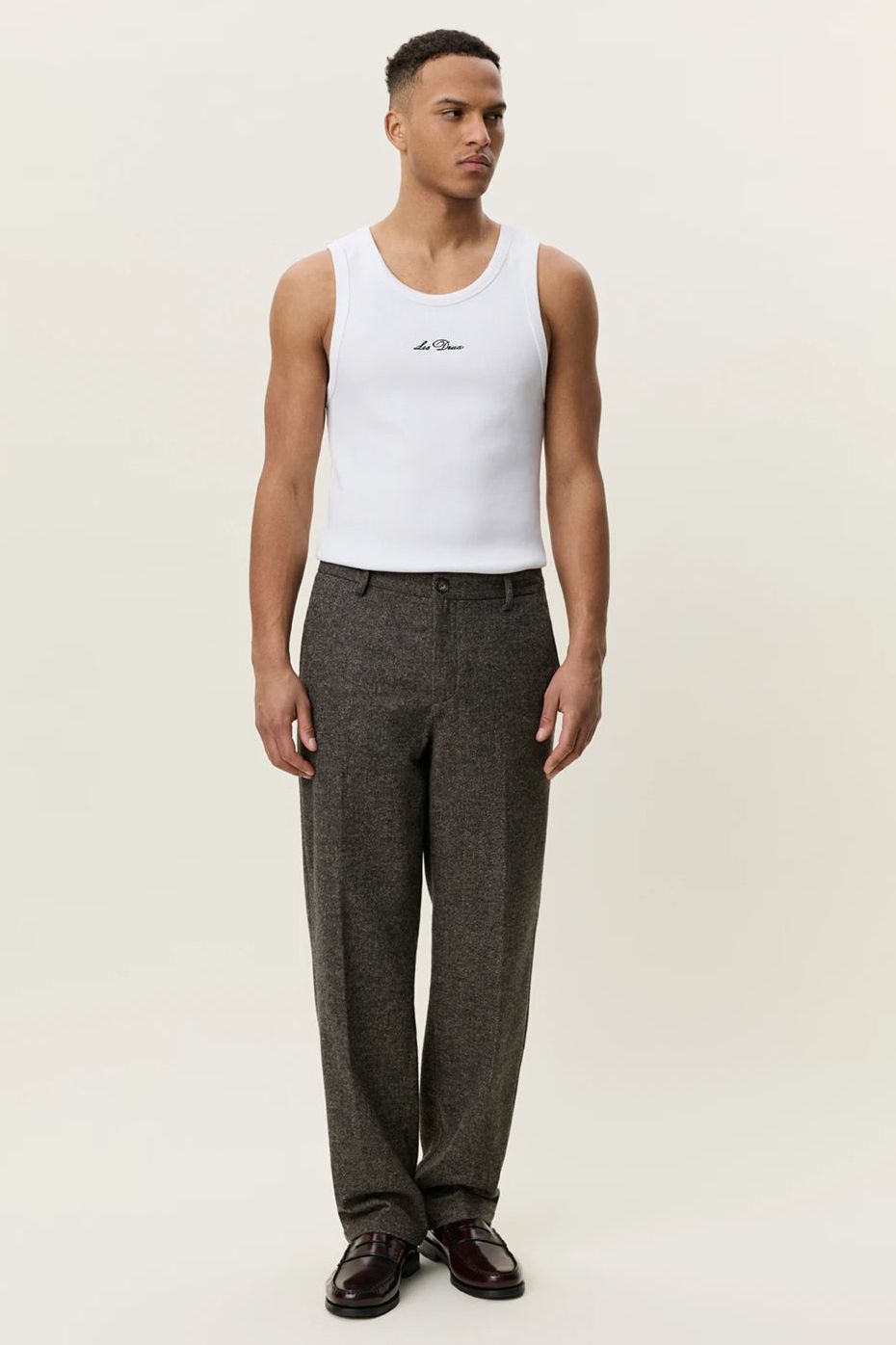 LES DEUX HOSE WOOL MELANGE SLACK