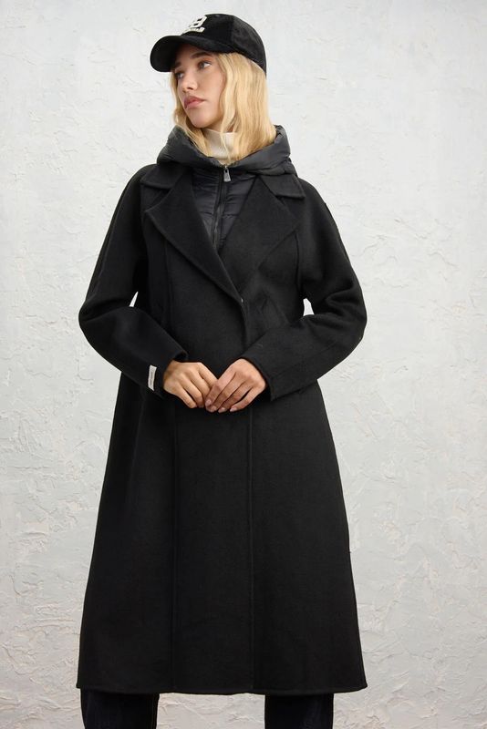 BLAUER WOLLMANTEL ROWE