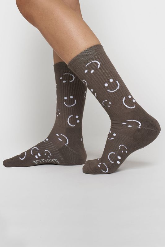 10 DAYS SOCKS SMILEY