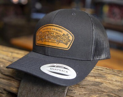 Trucker Snapback Black On Black