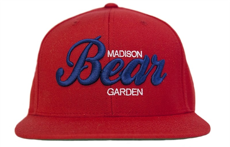 Red & Blue Embroidered Snapback Hat