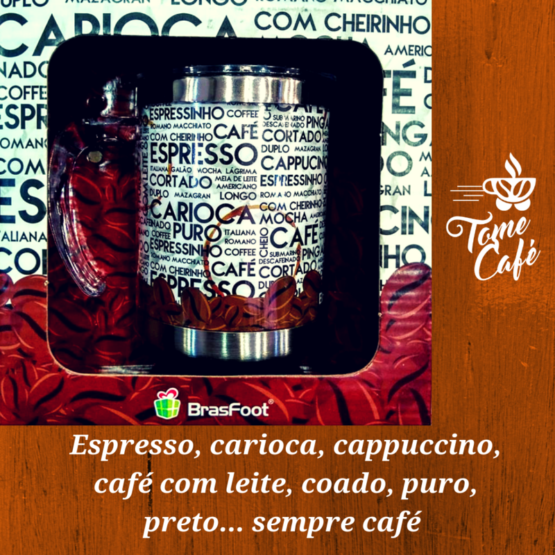 Caneca Térmica &#39;&#39;tipos de cafés&#39;&#39;