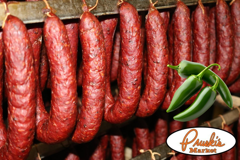 Dried Sausage Jalapeño - 6 Rings