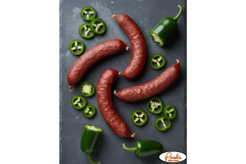 Dried Sausage Jalapeño - 6 Rings