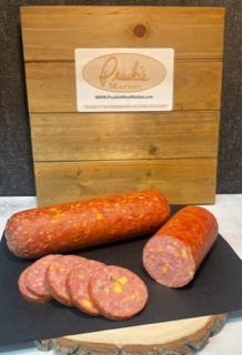 PORK & BEEF SUMMER SAUSAGE JALAPENO CHEESE PORK & BEEF SUMMER SAUSAGE JALAPENO CHEESE