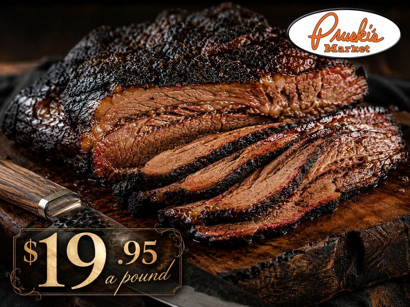 Texas Smoked, Fully Cooked Beef Brisket by the lb