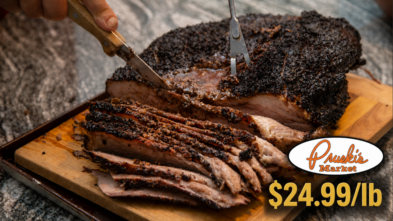 Texas Smoked, Fully Cooked Beef Brisket (2) lbs