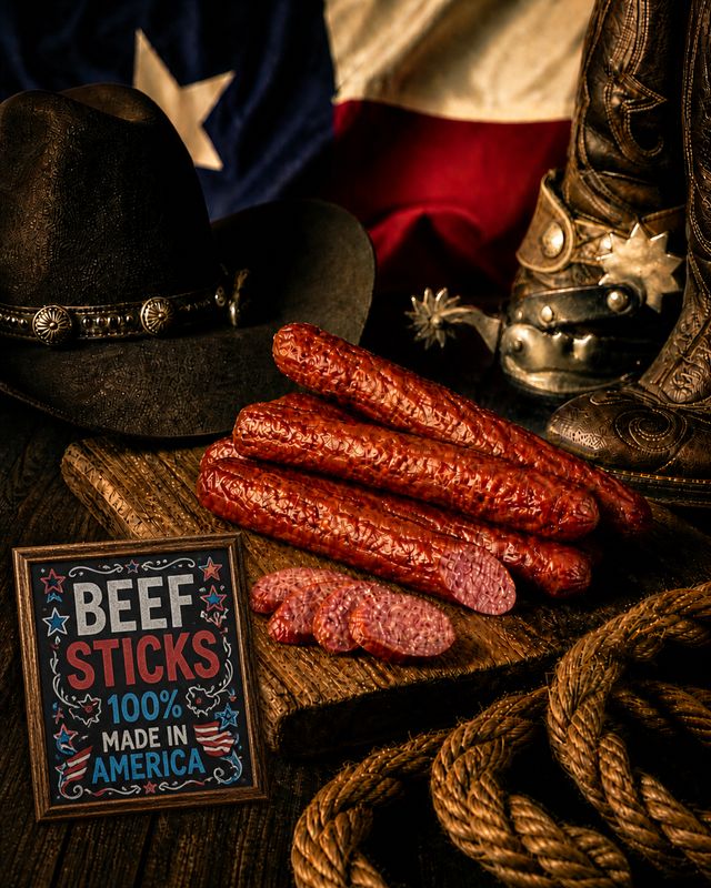 Texas Beef Sticks Made in USA Protein