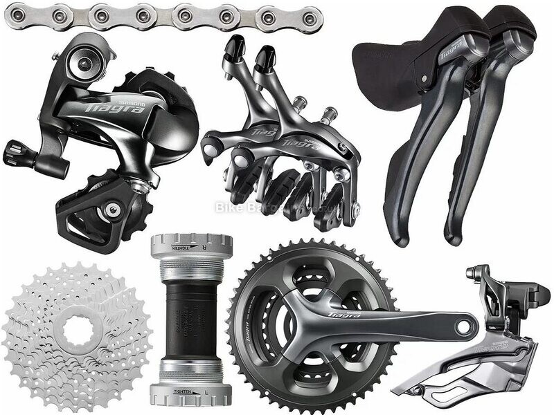 Shimano Tiagra 4703 triple groupset for rim or disc brake