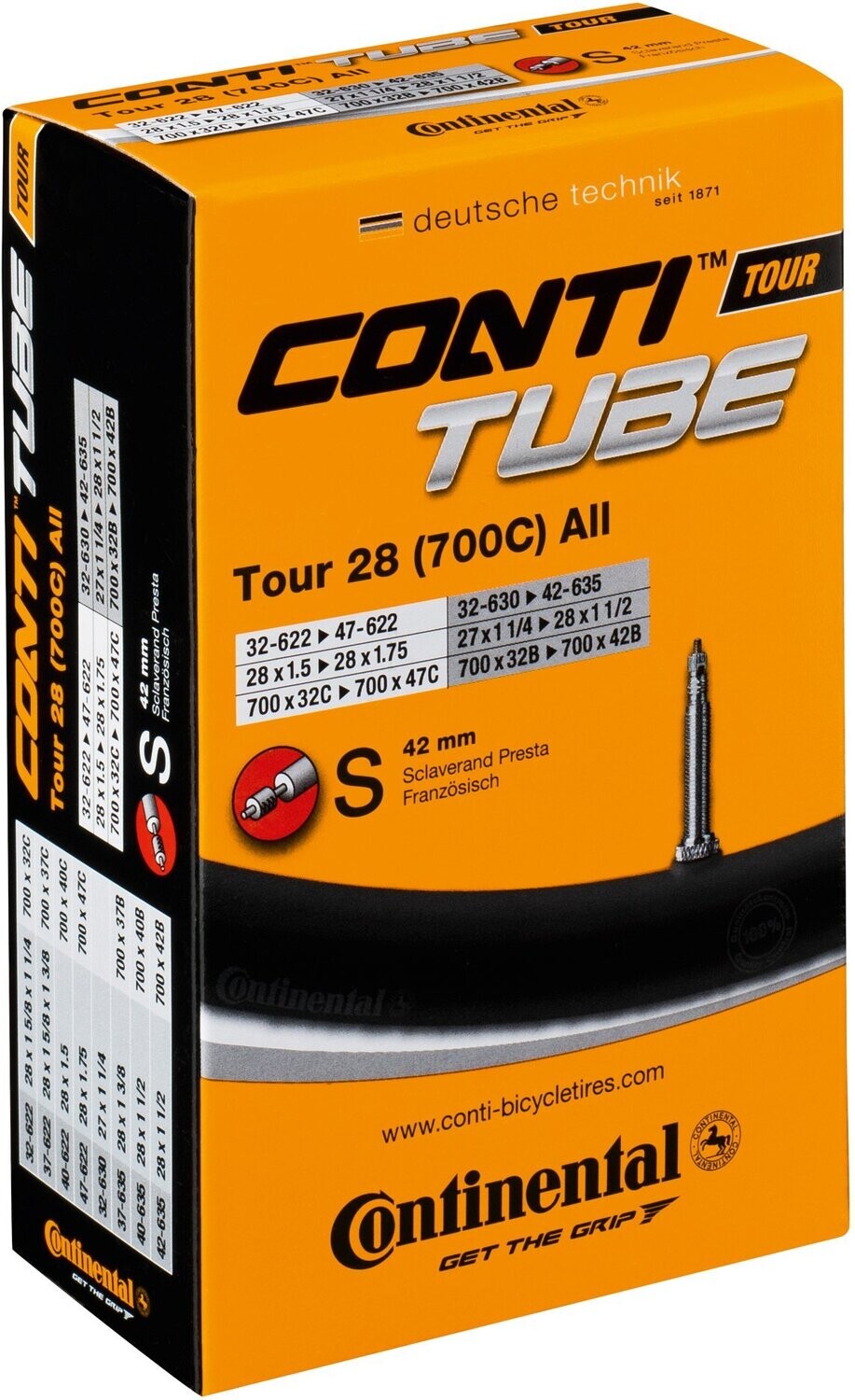 Continental Inner tubes (various sizes)