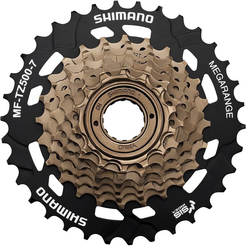 7 speed Mega range freewheel 14 - 34 (Shimano)
