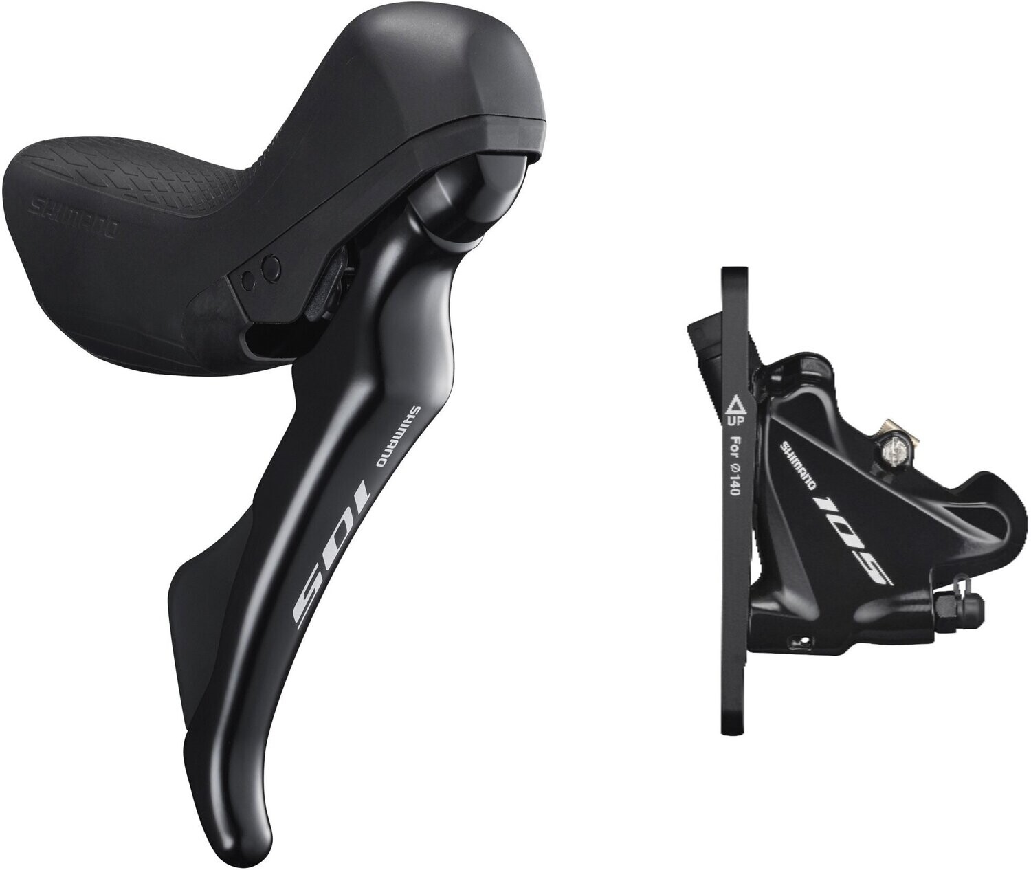 Shimano ST-R7020 105 hydraulic disc STI set, flat mount BR-R7070 