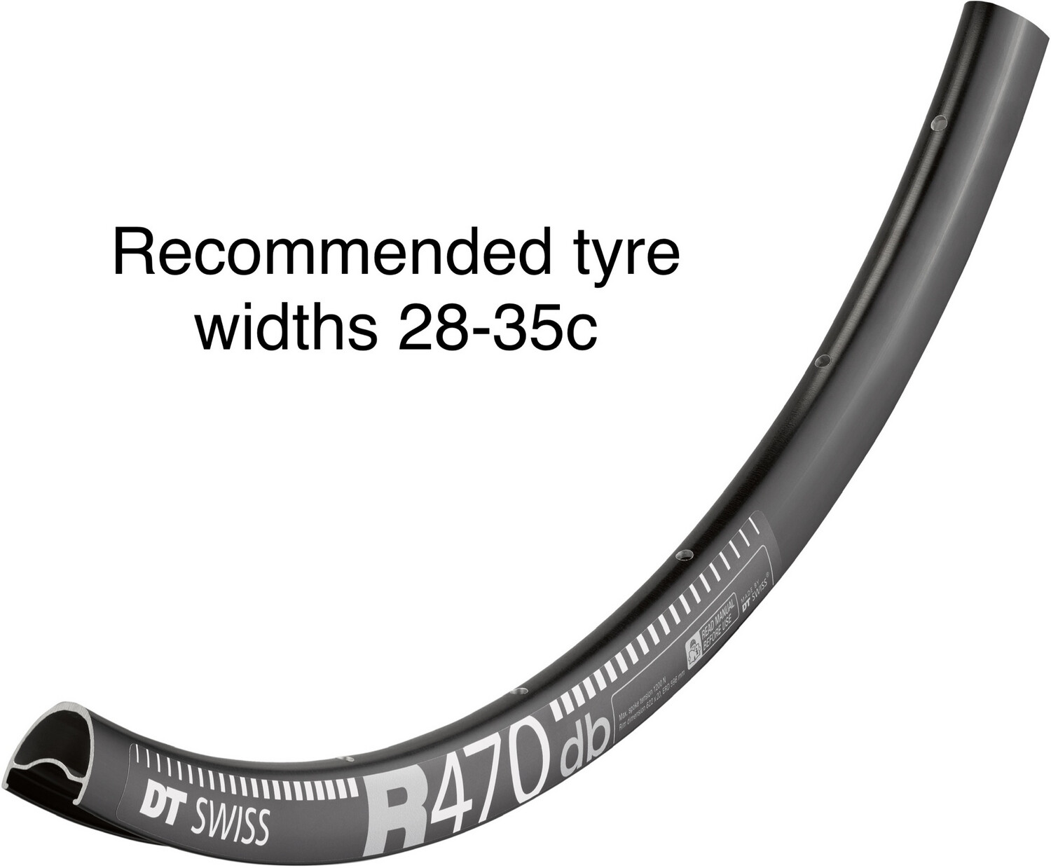 DT Swiss R470 700c rim with DT Swiss 350 hubs. For disc brake and 12mm  thru-axle or Quick release