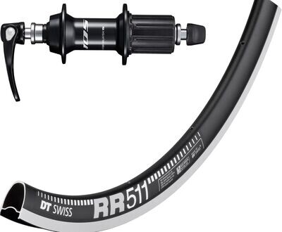 DT Swiss RR 511 700c rim with Shimano 105 R7000 hubs. For rim brake and Quick release axle.