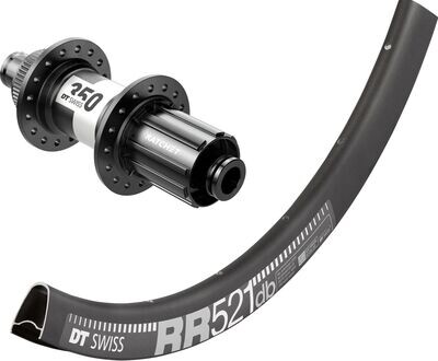 DT Swiss RR 521 700c rim with DT Swiss 350 hubs. For disc brake, quick release or 12mm thru-axles. SHIMANO