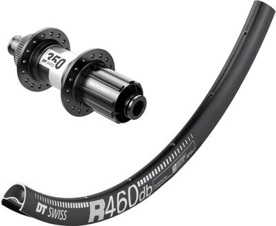 DT Swiss R460 700c rim with DT Swiss 350 hubs. For disc brake and 12mm thru-axle or Quick release. SHIMANO
