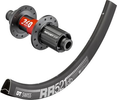 DT Swiss RR 521 700c rim with DT Swiss 240 hubs. For disc brake, quick release or 12mm thru-axles. SHIMANO