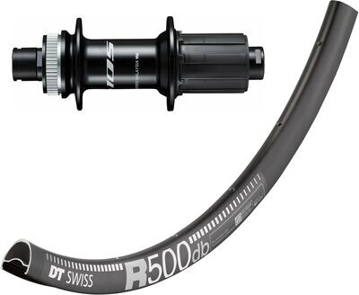 DT Swiss R 500 700c rim with Shimano 105 R7070 hubs. For disc brake and 12mm thru-axle.