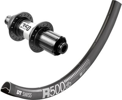 DT Swiss R 500 700c rim with DT Swiss 350 hubs. For disc brake and 12mm thru-axle or Quick release. SHIMANO