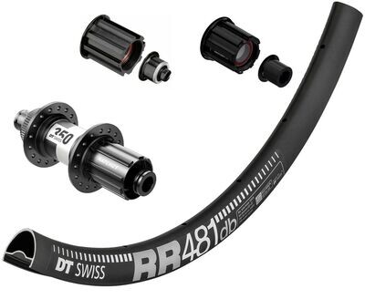 DT Swiss RR 481 700c rim with DT Swiss 350 hubs. For disc brake, quick release or 12mm thru-axles. CAMPAGNOLO