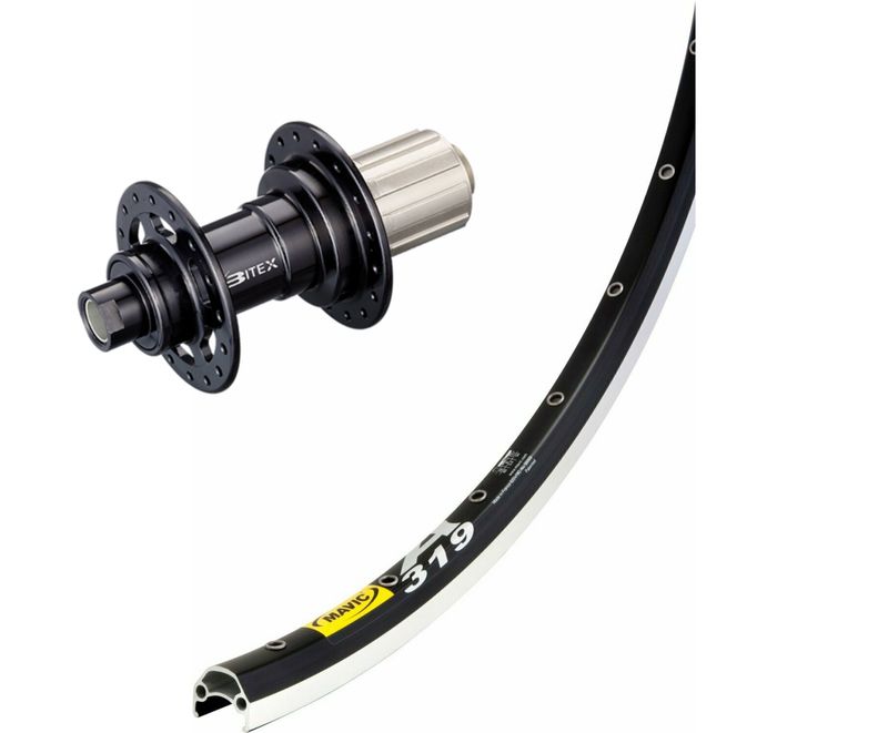 Mavic A319 700c rims and Bitex BX103 hubs Black or Silver