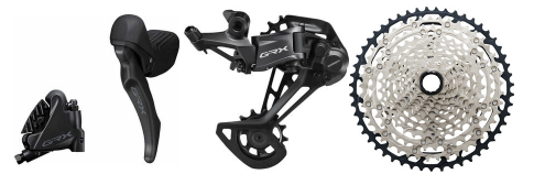 Shimano GRX RX610 Gravel Groupset - 1x12 Speed for Microspline cassette