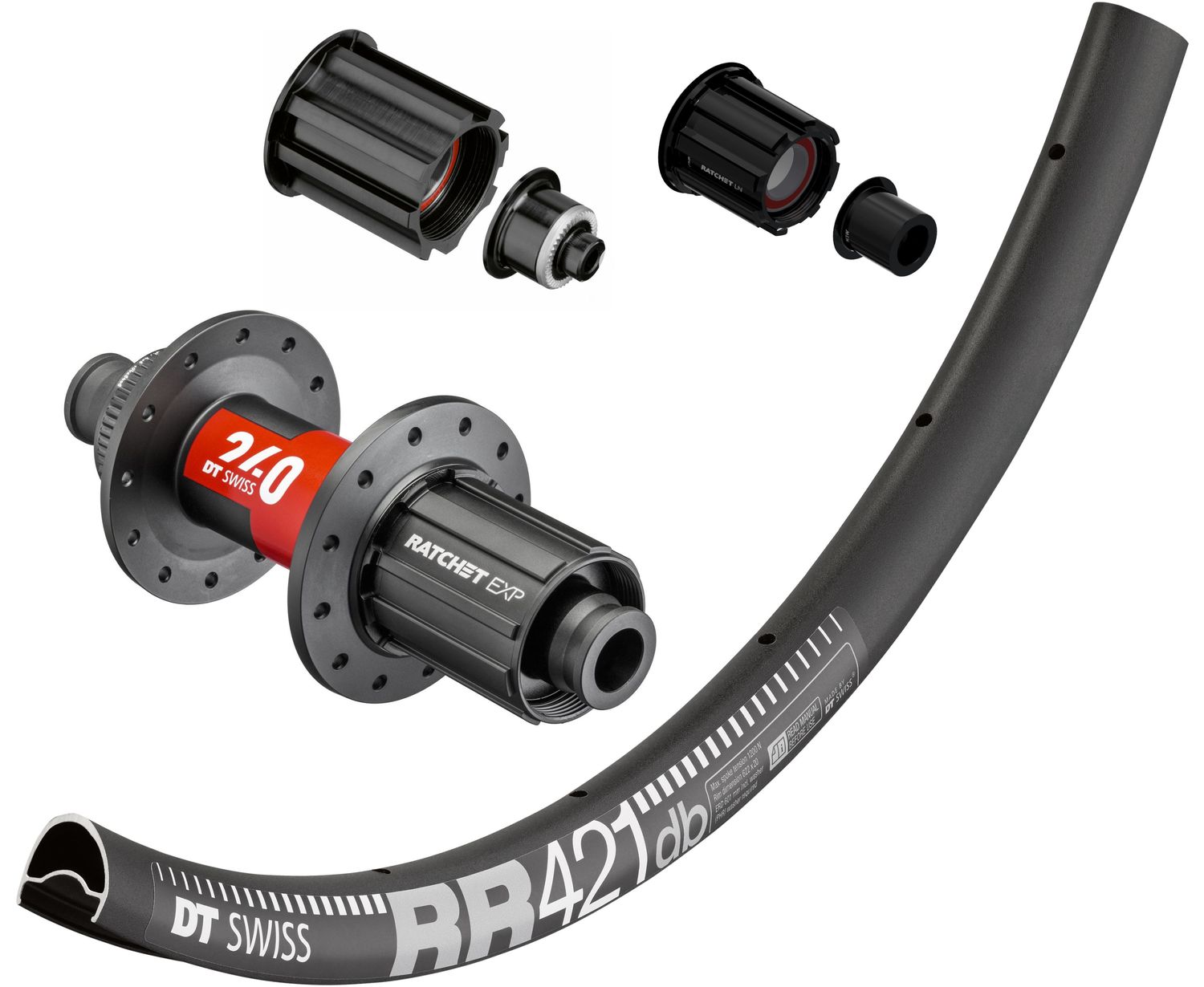 DT Swiss RR 421 700c rim with DT Swiss 240 hubs. For disc brake, quick release or 12mm thru-axles. CAMPAGNOLO