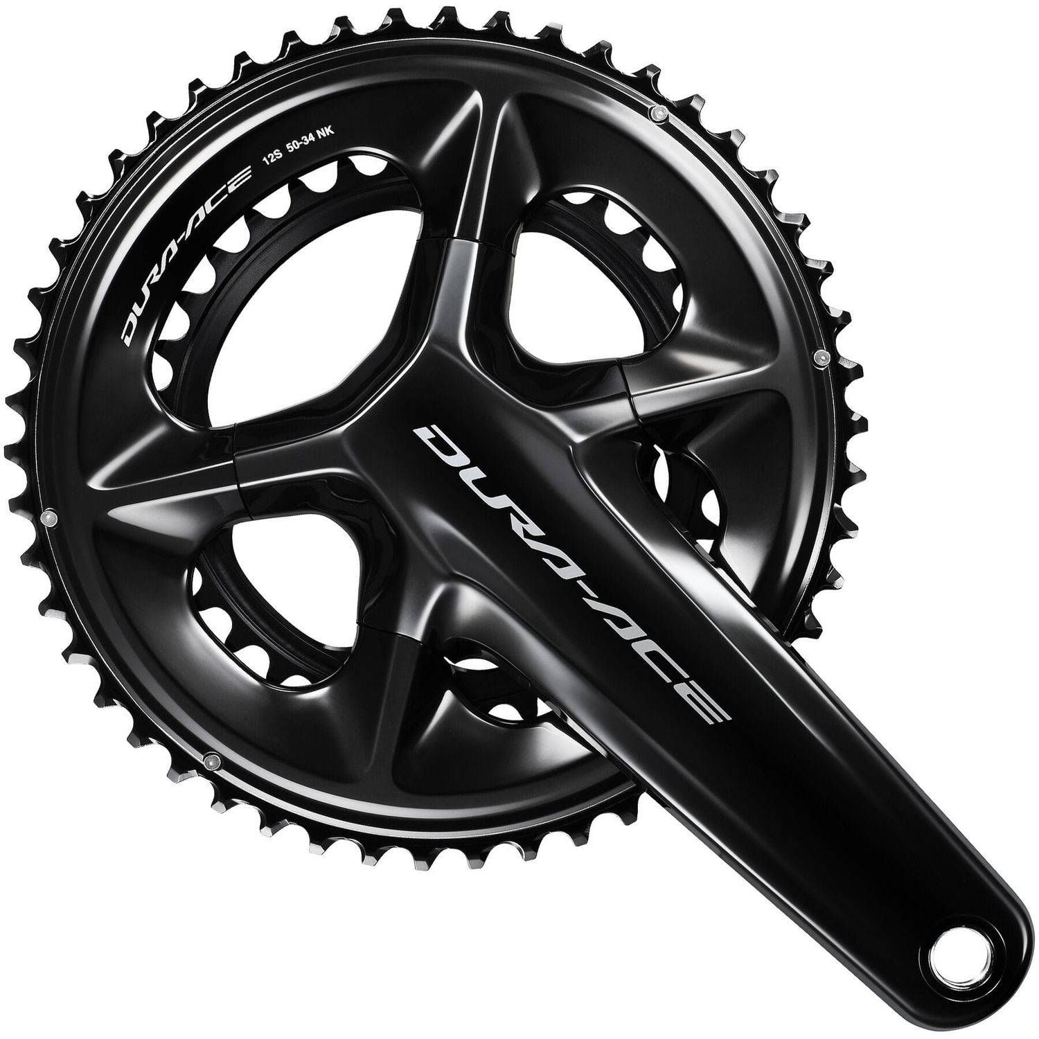 Shimano Dura-Ace​ FC-R9200 12-speed double chainset, 50 / 34T 165 mm