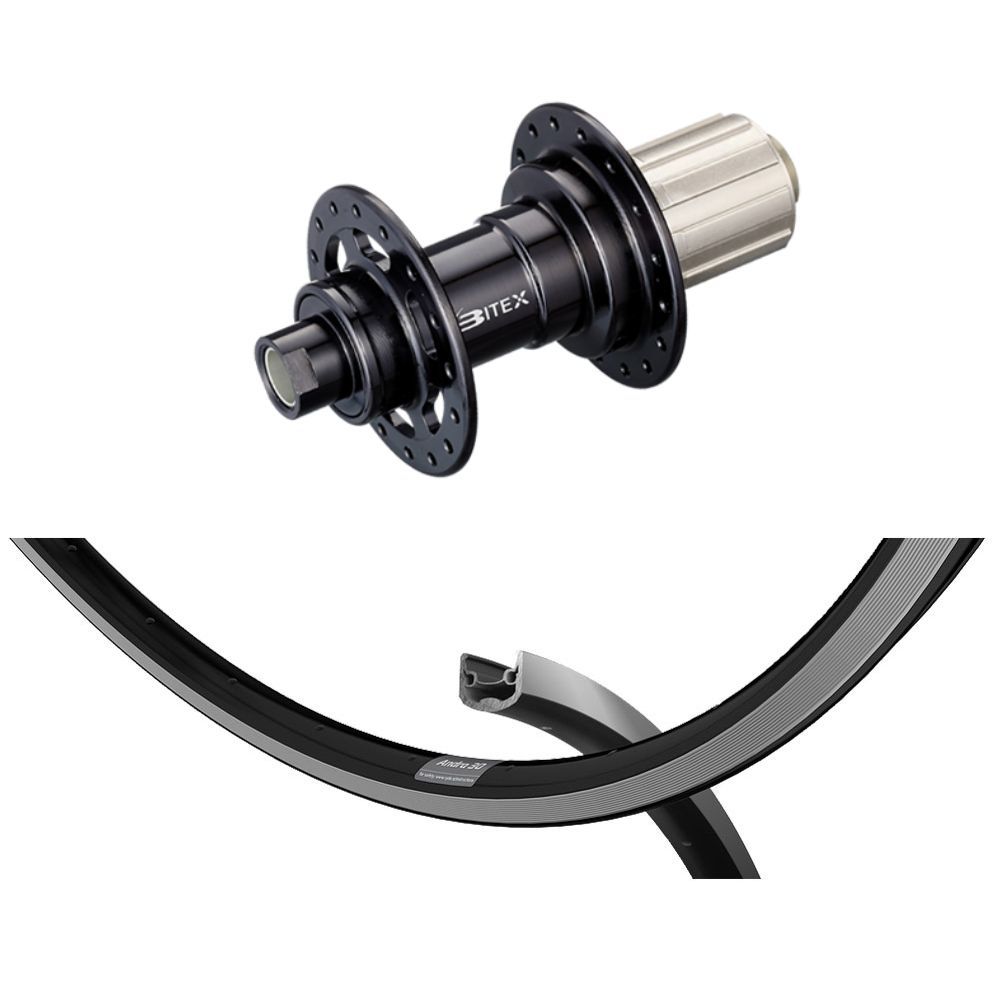 Ryde Andra 30 700c rims and Bitex BX103 hubs