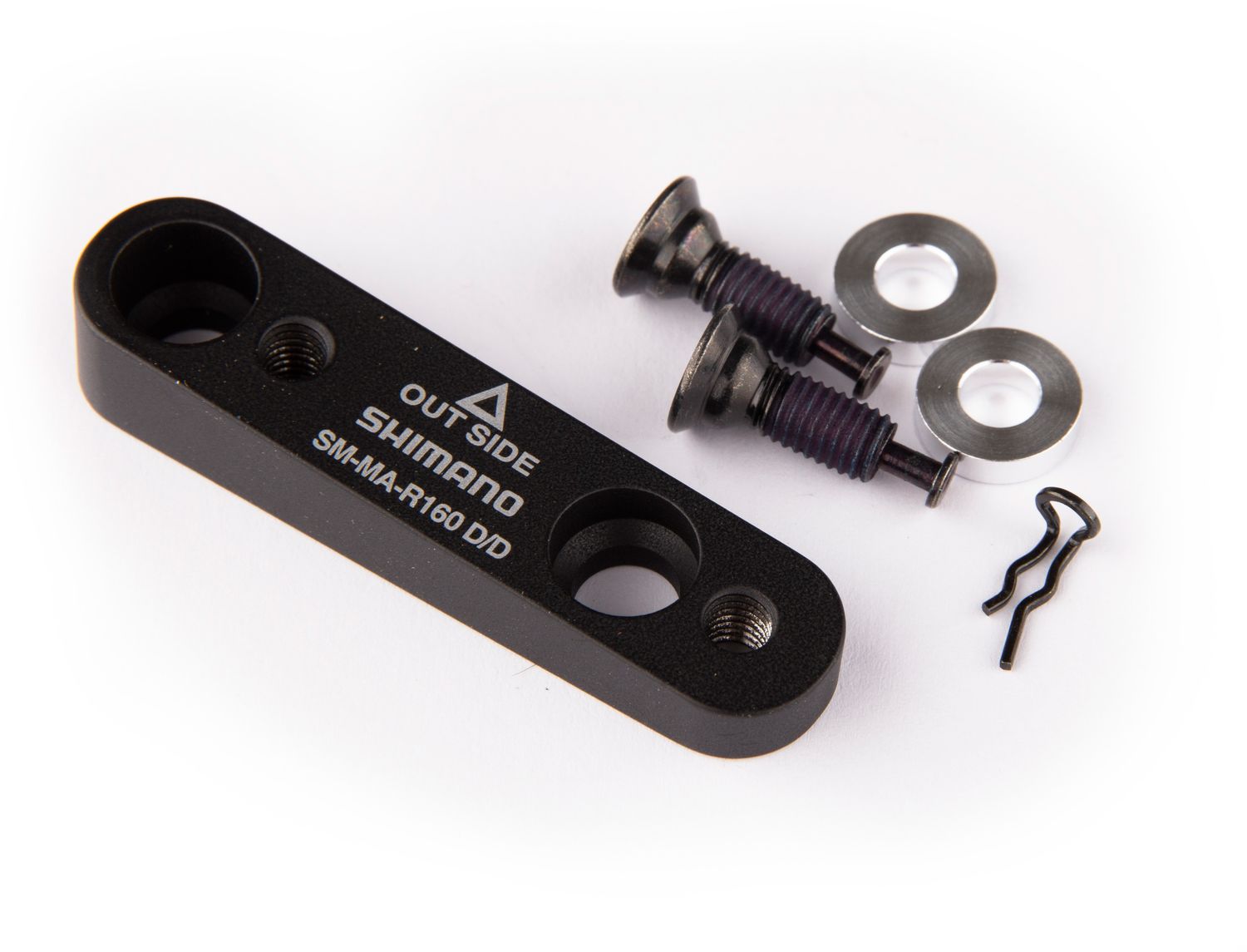 Disc adapter for Flat mount calliper, for Flat mount frame, for 160mm rotor