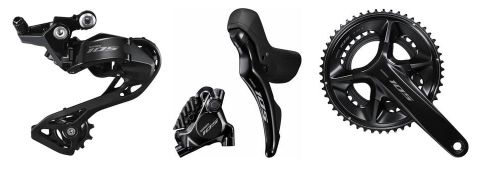 Shimano 105 R7100 12 speed groupset for disc brake