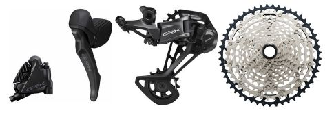 Shimano GRX RX610 Gravel Groupset - 1x12 Speed for Microspline cassette