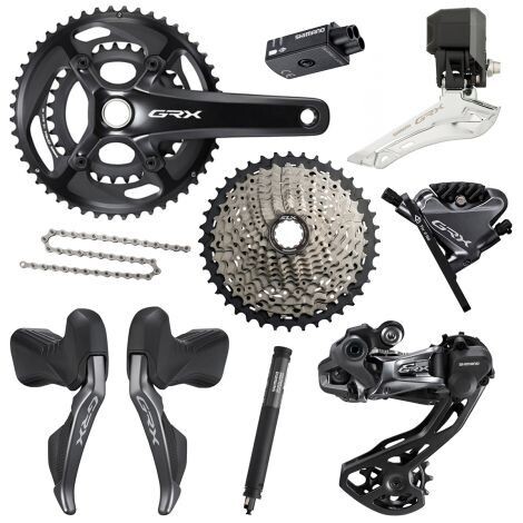 Shimano GRX RX815 Di2 Gravel Groupset - 2x11 Speed Shimano GRX RX815 Di2 Gravel Groupset - 2x11 Speed