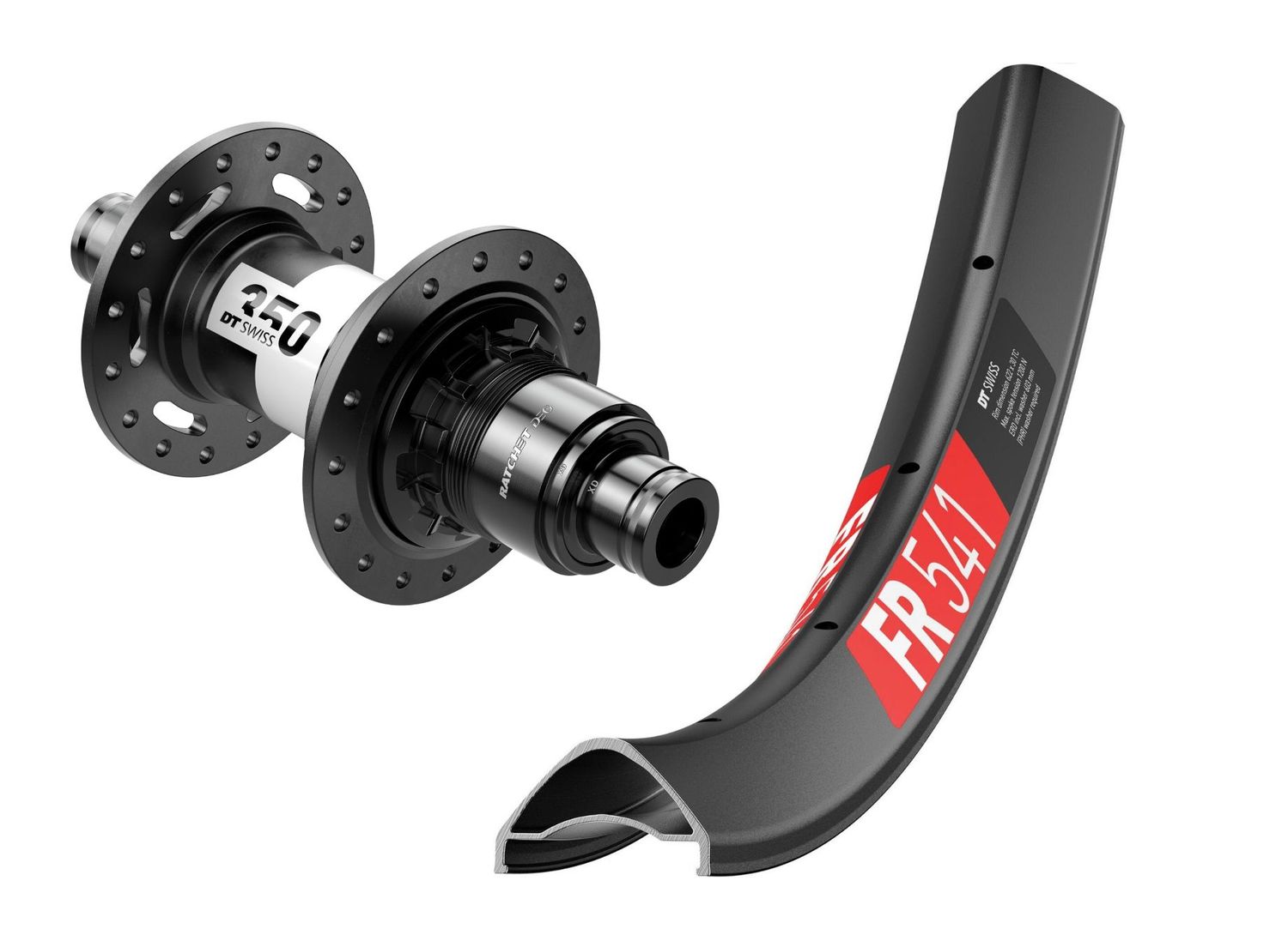 DT Swiss FR 541 rims with DT Swiss 350 ratchet DEG 72t hubs. Tubeless ready. SRAM XD DT Swiss FR 541 rims with DT Swiss 350 ratchet DEG 72t hubs. Tubeless ready. SRAM XD