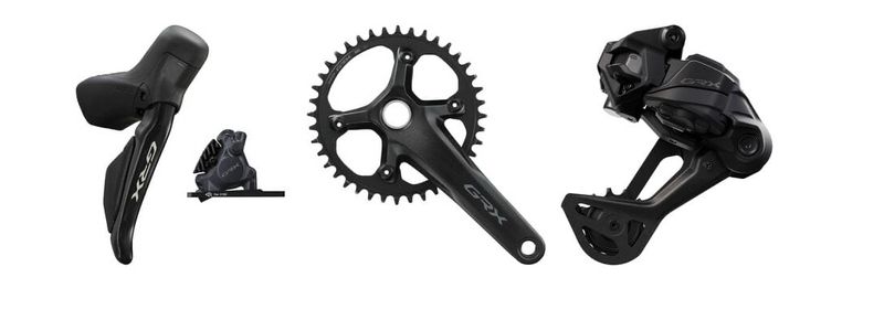 Shimano GRX RX717 Di2 wireless Gravel Groupset - 1x12 Speed for Micro Spline cassette Shimano GRX RX717 Di2 wireless Gravel Groupset - 1x12 Speed for Micro Spline cassette