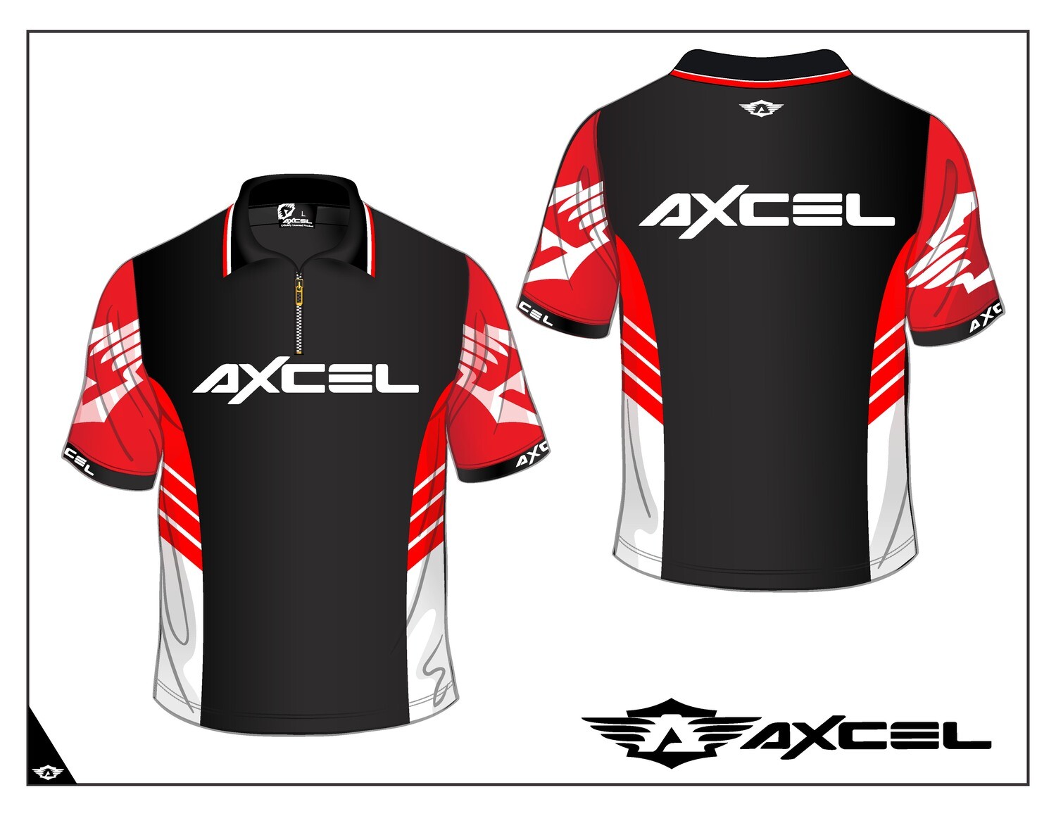 Axcel Quarter Zipper Polo