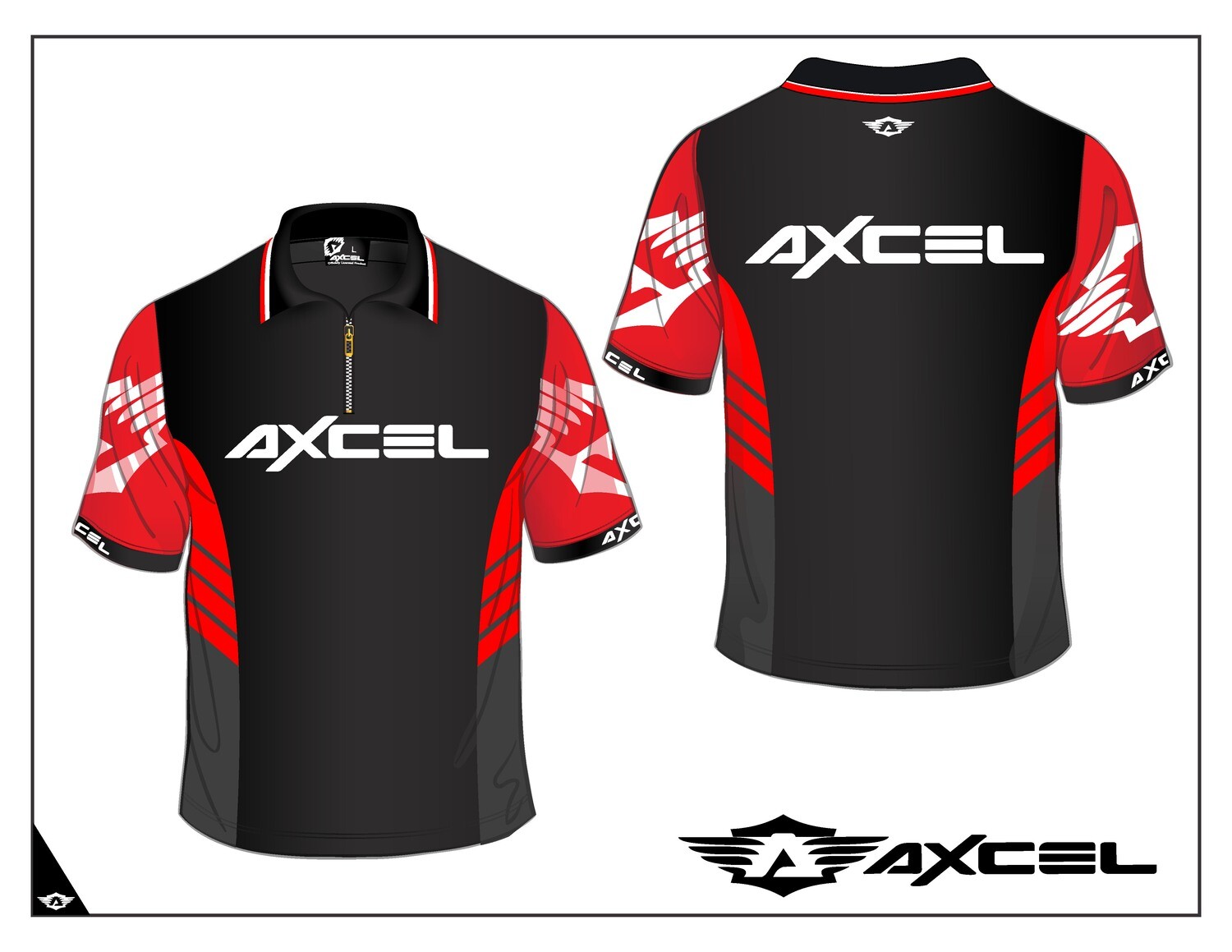 Axcel Quarter Zipper Polo