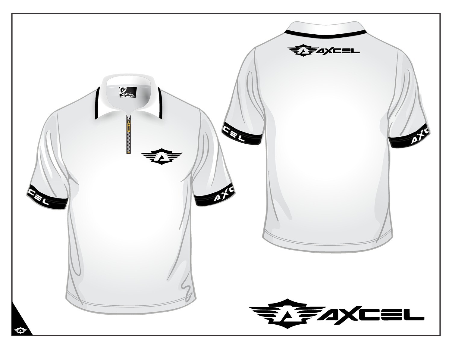 Axcel Quarter Zipper Polo