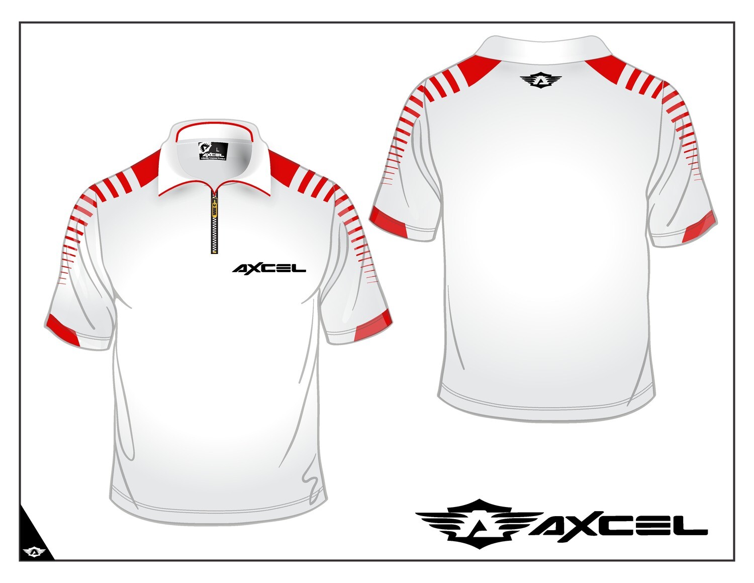 Axcel Quarter Zipper Polo