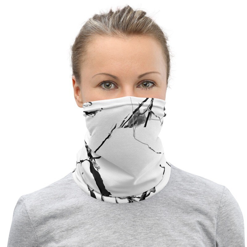 Neck Gaiter - Marble Pattern