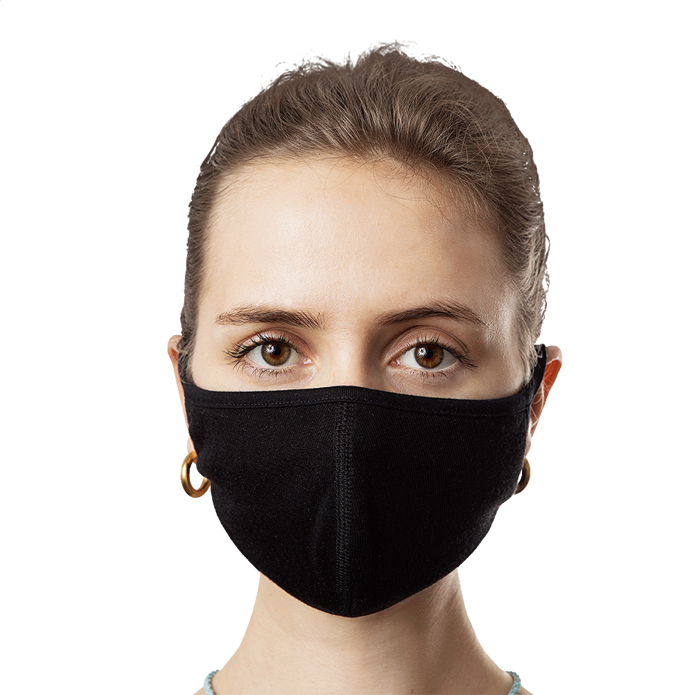 Face Mask - Black (3-Pack)