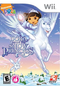 Dora The Explorer Dora Saves The Snow Princess - Wii - Used