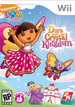 Dora The Explorer Save The Crystal Kingdom - Wii - Used